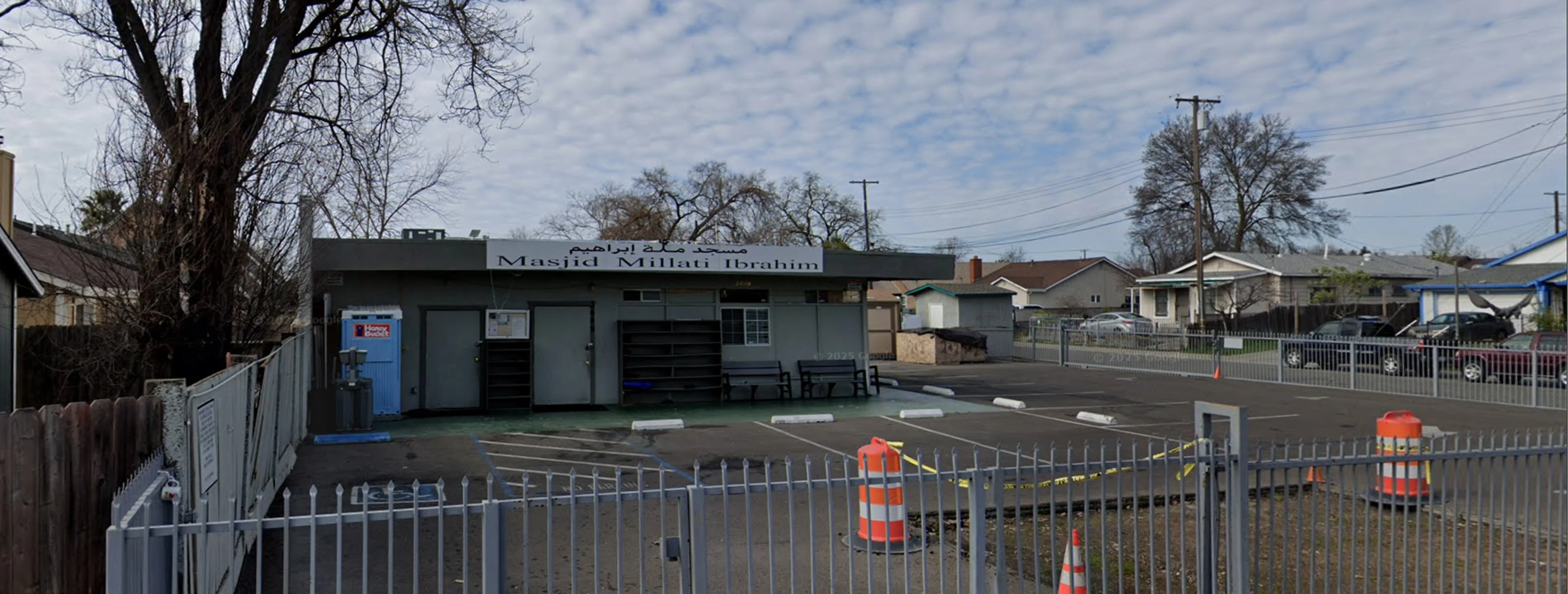 Exterior view of Masjid Millati Ibrahim Islamic Center Sacramento building